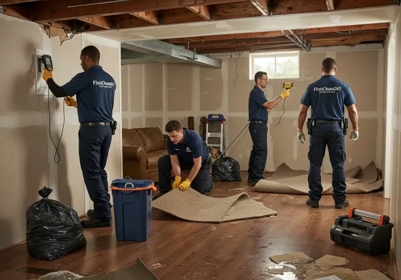Flood DamageMaterial Assessment and Debris Removal process in Big Pine, CA